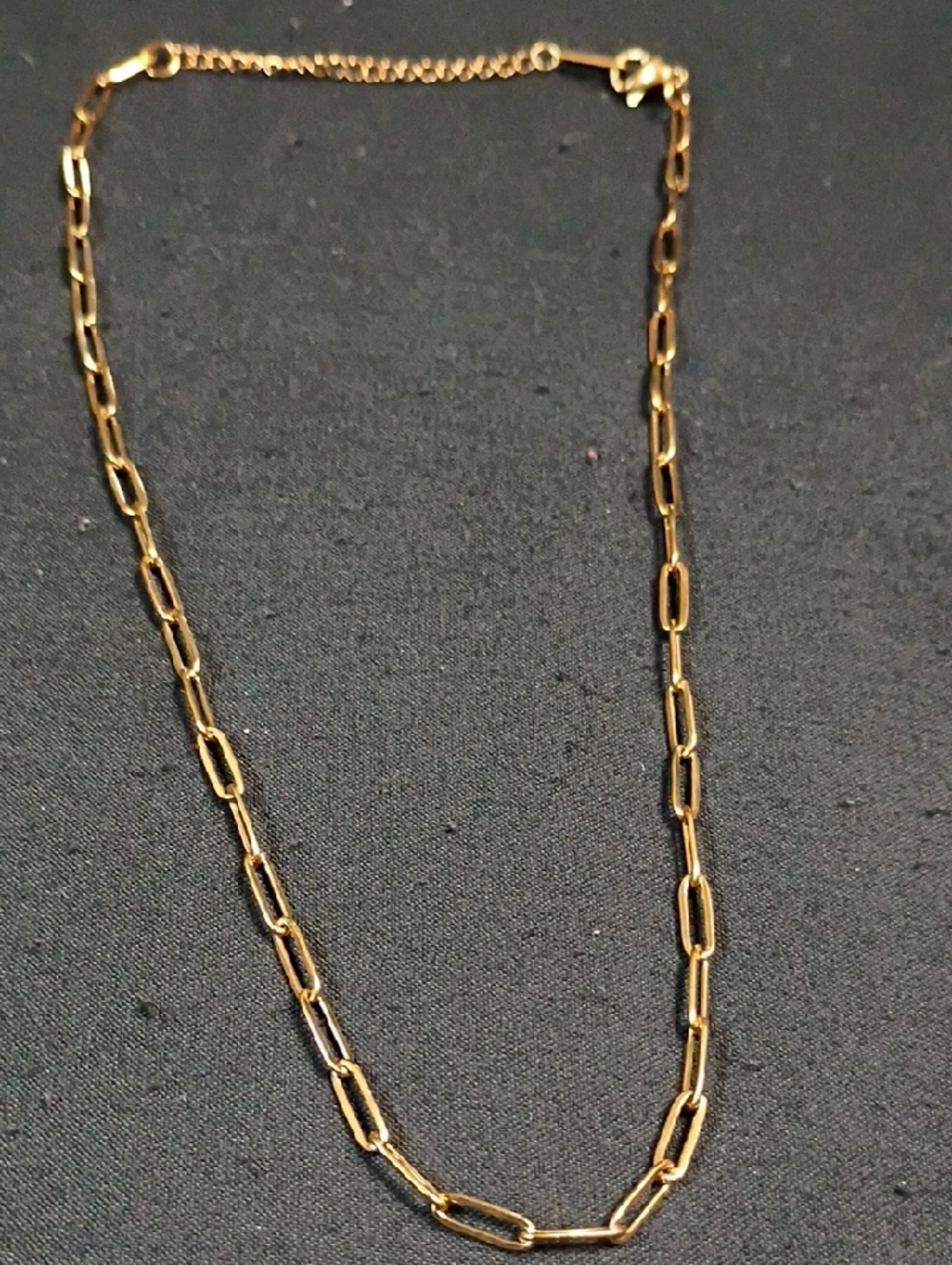 Gold Paperclip Chain Necklace - Women Jewelry